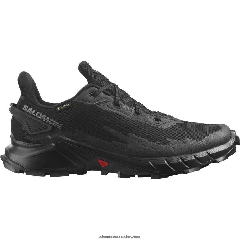 Salomon negru pantofi de alergare pentru bărbați - alphacross 4 gore-tex 6D8X2J1475