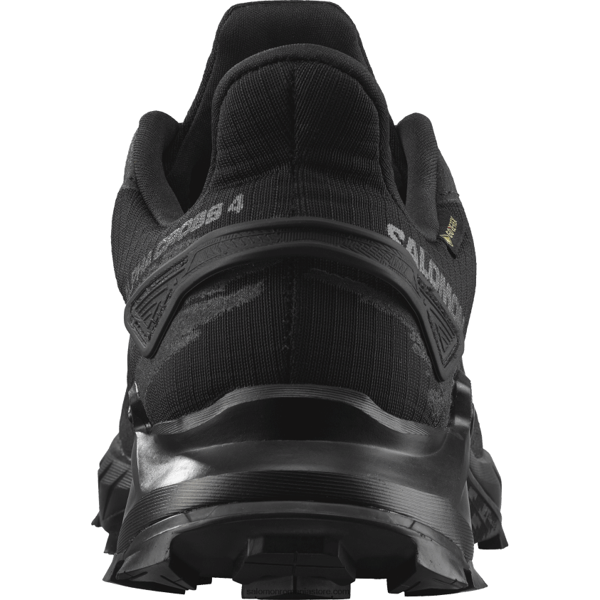 Salomon negru pantofi de alergare pentru bărbați - alphacross 4 gore-tex 6D8X2J1475