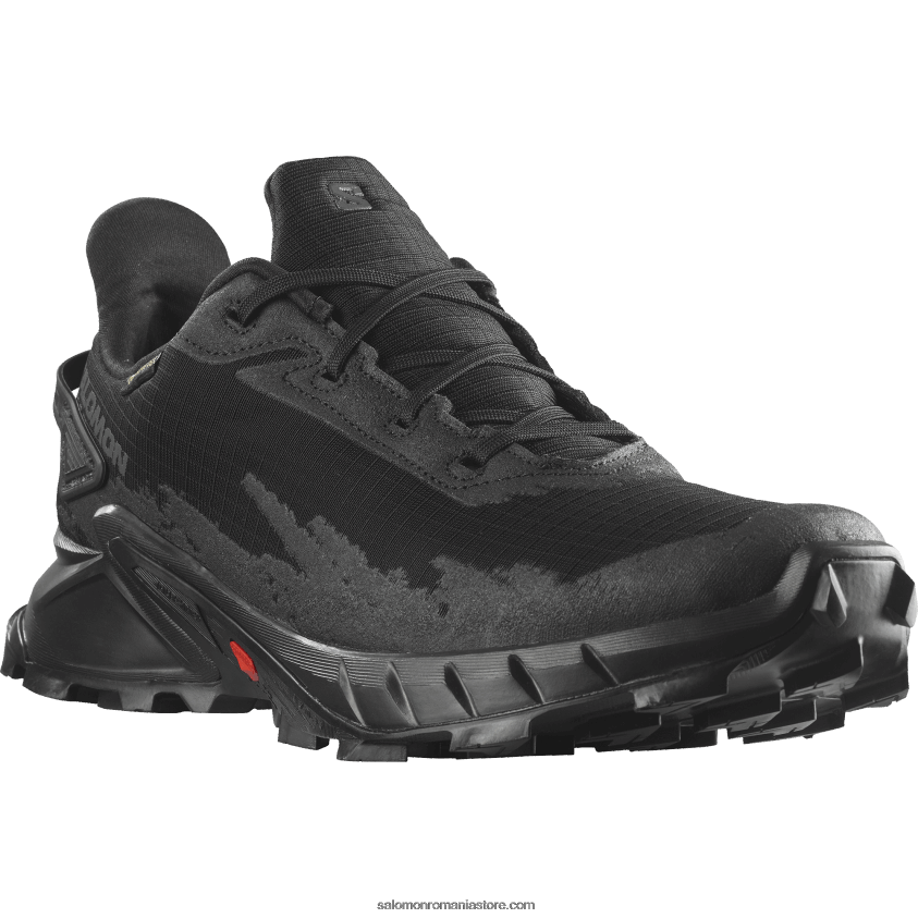 Salomon negru pantofi de alergare pentru bărbați - alphacross 4 gore-tex 6D8X2J1475