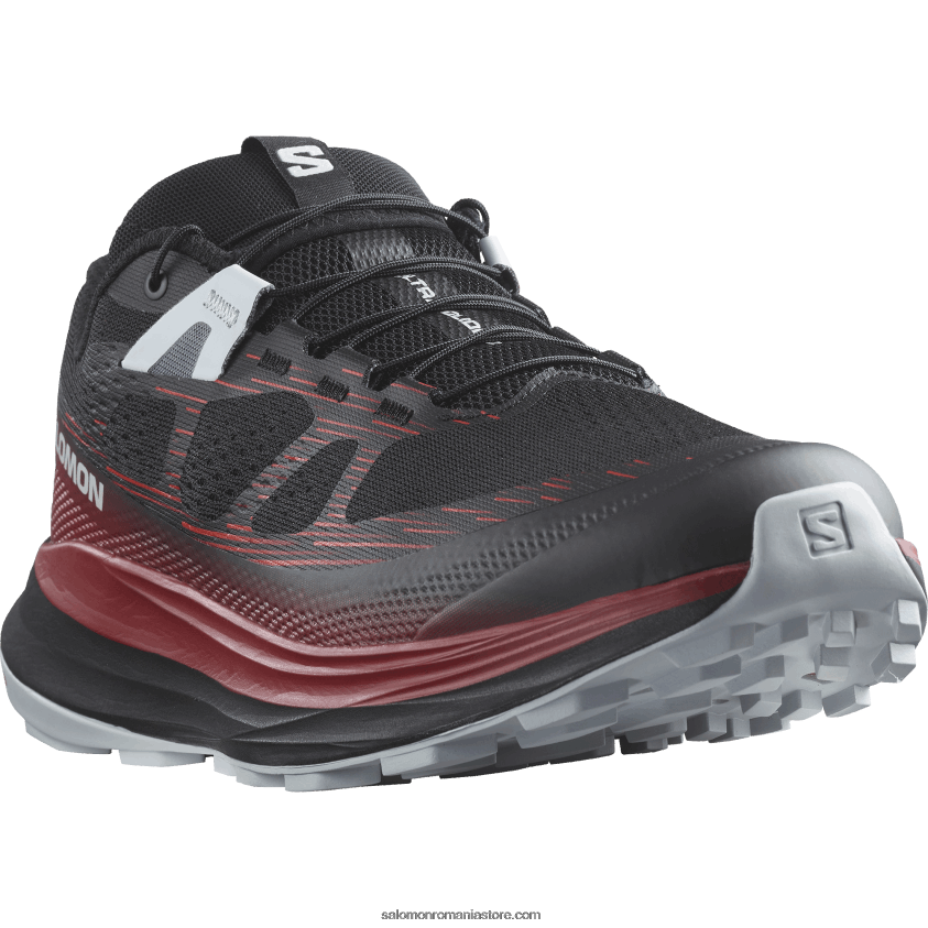 Salomon negru/roșu bicicletă/albastru perlat pantofi de alergare pentru bărbați - ultra glide 2 6D8X2J1439