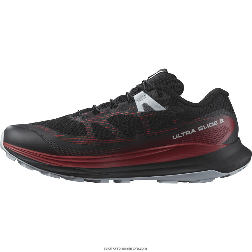 Salomon negru/roșu bicicletă/albastru perlat pantofi de alergare pentru bărbați - ultra glide 2 6D8X2J1439