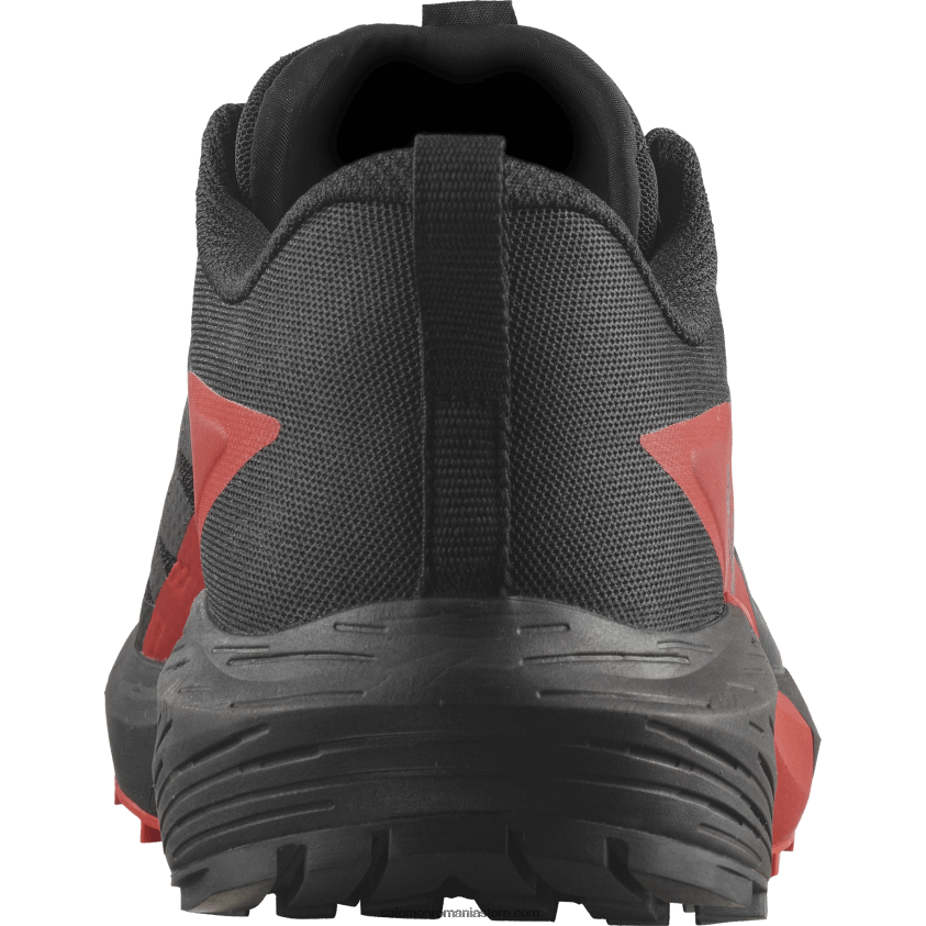 Salomon negru/rosu aprins pantofi de alergare pentru bărbați - sense ride 5 6D8X2J1432