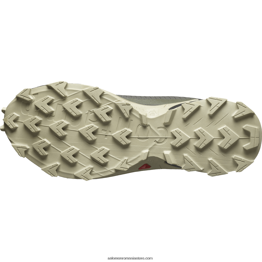 Salomon noapte măsliniu/negru/gri mușchi pantofi de alergare pentru bărbați - alphacross 4 gore-tex 6D8X2J1477