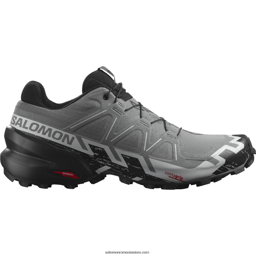 Salomon nuanta linistita/negru/albastru sidefat pantofi de alergare pentru bărbați - speedcross 6 6D8X2J1453