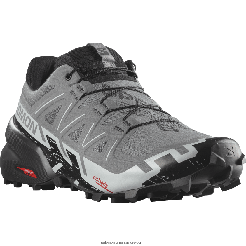 Salomon nuanta linistita/negru/albastru sidefat pantofi de trail pentru bărbați - speedcross 6 lățime 6D8X2J1470