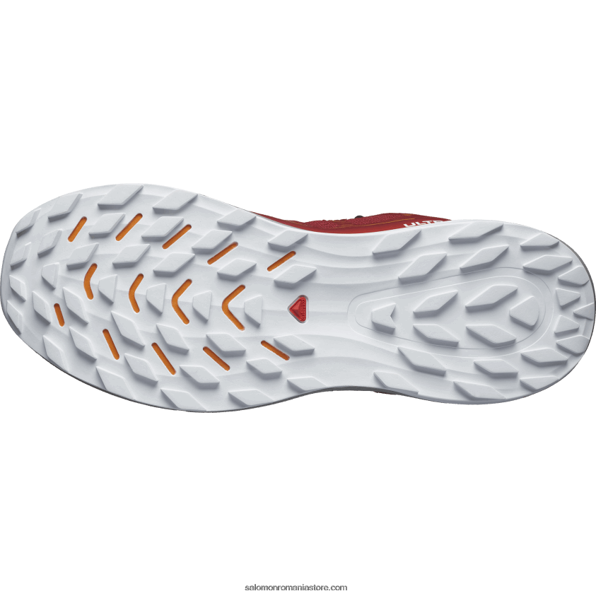 Salomon roșu bicicletă/gri îngheț/turmeric pantofi de alergare pentru bărbați - ultra glide 2 gore-tex 6D8X2J1442