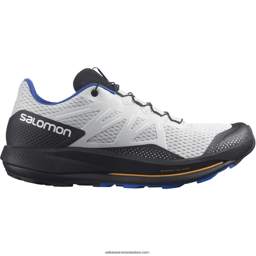 Salomon stâncă lunară/negru/albastru orbitor pantofi de alergare pentru bărbați – pulsar trail 6D8X2J1461