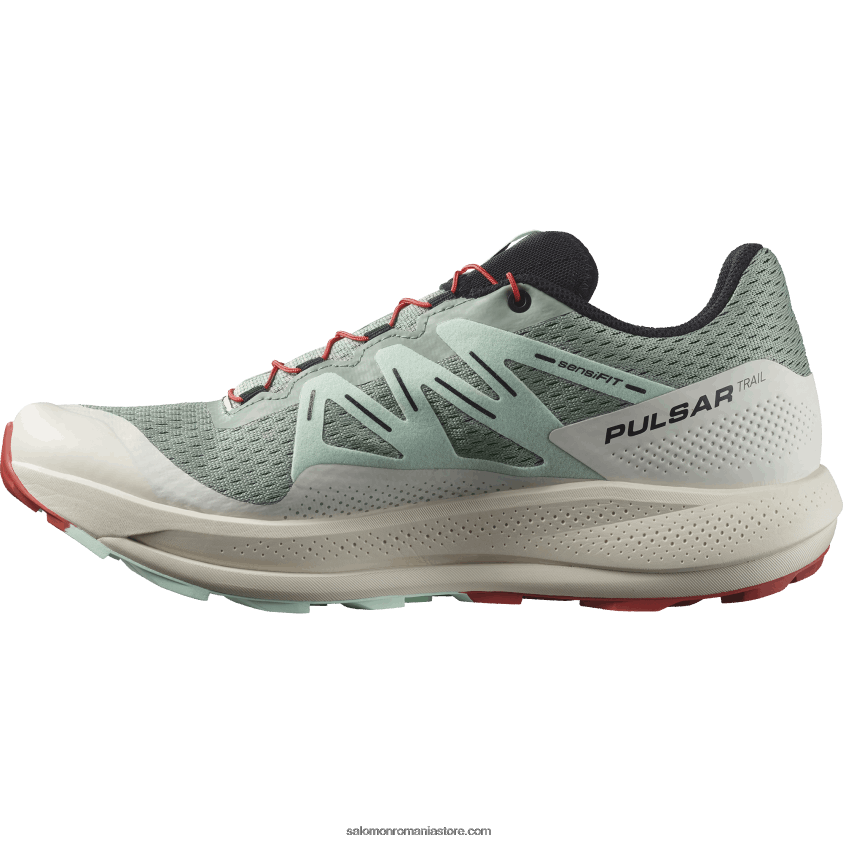 Salomon tampon de crin/aqua albit/sos iute pantofi de alergare pentru bărbați – pulsar trail 6D8X2J1464