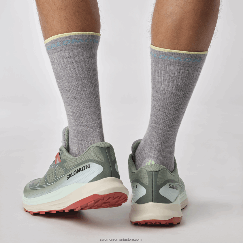 Salomon tampon de crin/aqua albit/sos iute pantofi de alergare pentru bărbați - ultra glide 2 6D8X2J1440