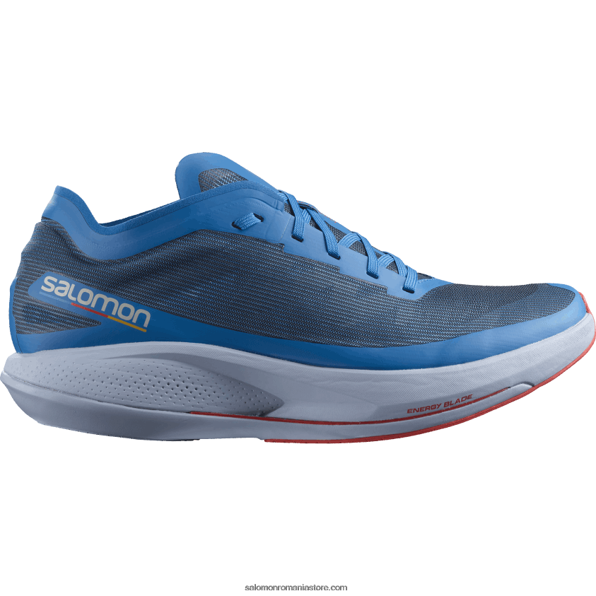 Salomon indigo bunting/kentucky blue/poppy red pantofi de alergare pentru bărbați – fantasmă 6D8X2J1073