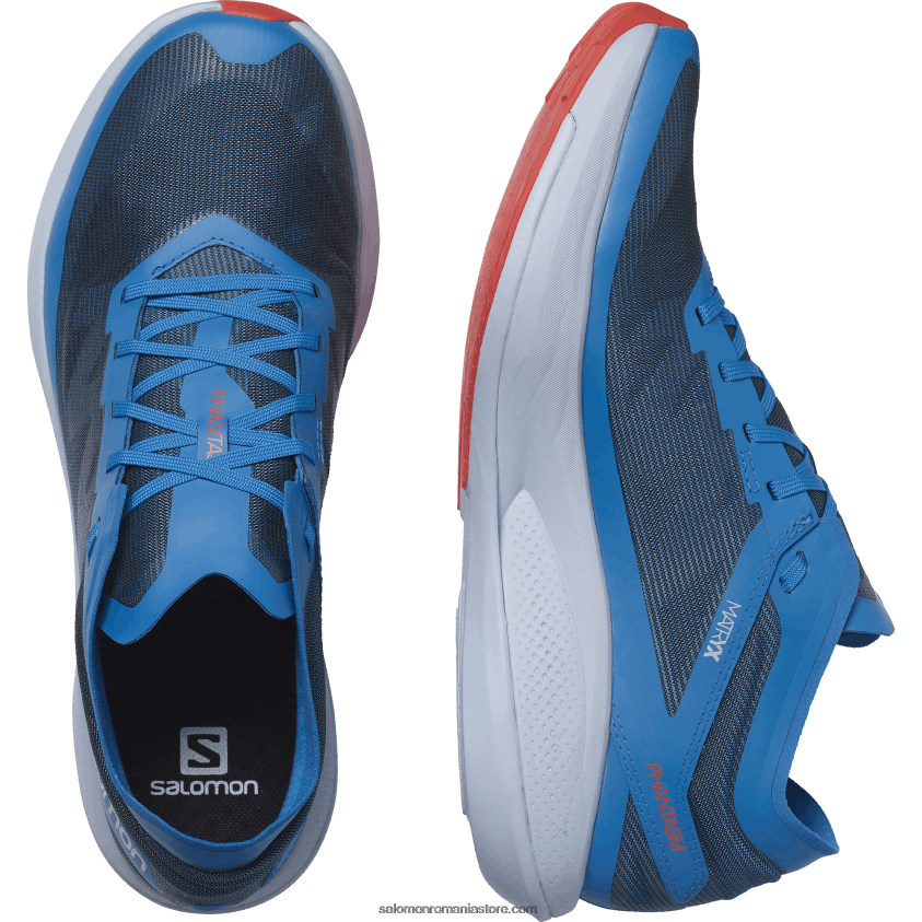 Salomon indigo bunting/kentucky blue/poppy red pantofi de alergare pentru bărbați – fantasmă 6D8X2J1073