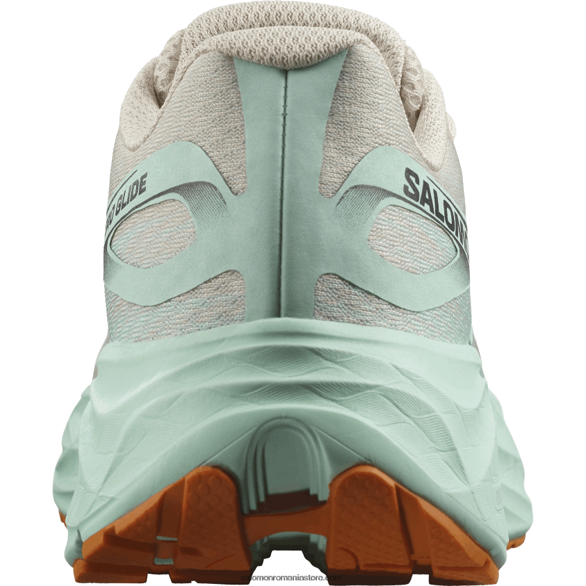 Salomon nisip albit/yucca/piper portocaliu pantofi alergare bărbați - aero glide 6D8X2J1066