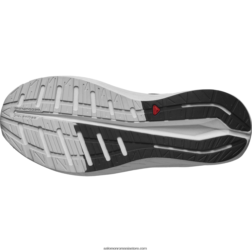 Salomon rocă neagră/albă/lună pantofi de alergare pentru bărbați - aero blaze 6D8X2J1067