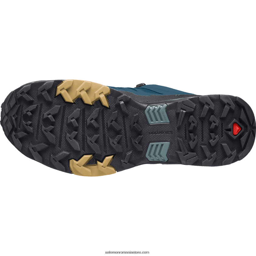 Salomon albastru legion/negru/frunza de toamna pantofi de drumeție pentru bărbați - x ultra 4 gore-tex 6D8X2J17
