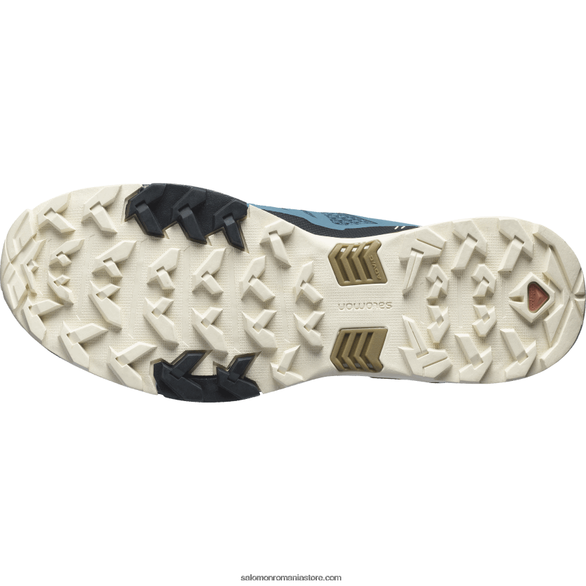 Salomon albastru mallard/nisip albit/maro bronz pantofi de drumeție pentru bărbați - x ultra 4 6D8X2J25