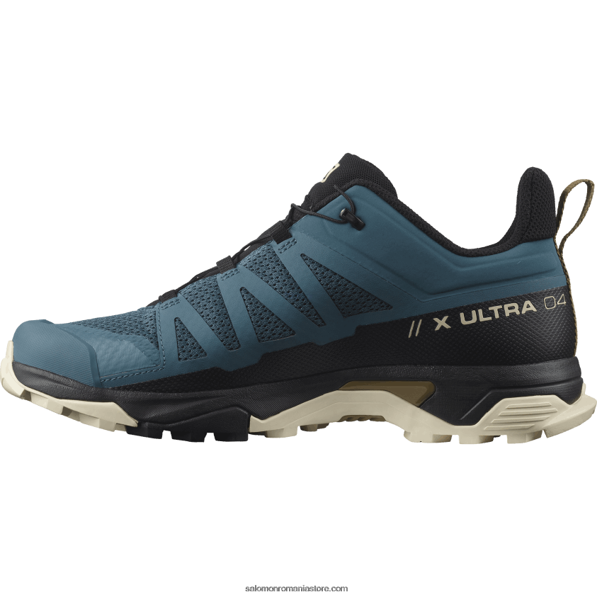Salomon albastru mallard/nisip albit/maro bronz pantofi de drumeție pentru bărbați - x ultra 4 6D8X2J25
