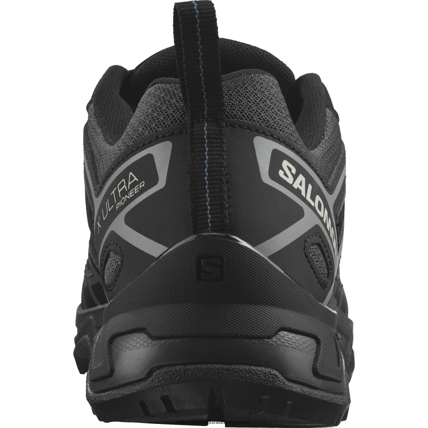 Salomon cenușă neagră/abanos/albastru pantofi de drumeție pentru bărbați - x ultra pioneer aero 6D8X2J21