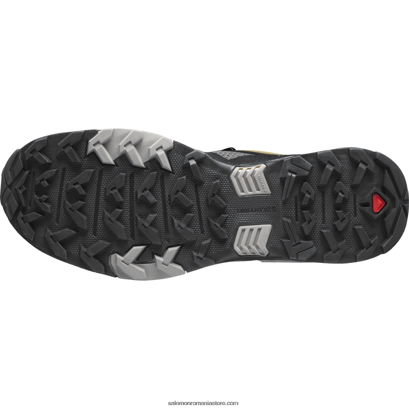 Salomon cordon elastic/negru/vintage kaki pantofi de drumeție pentru bărbați - x ultra 4 6D8X2J27