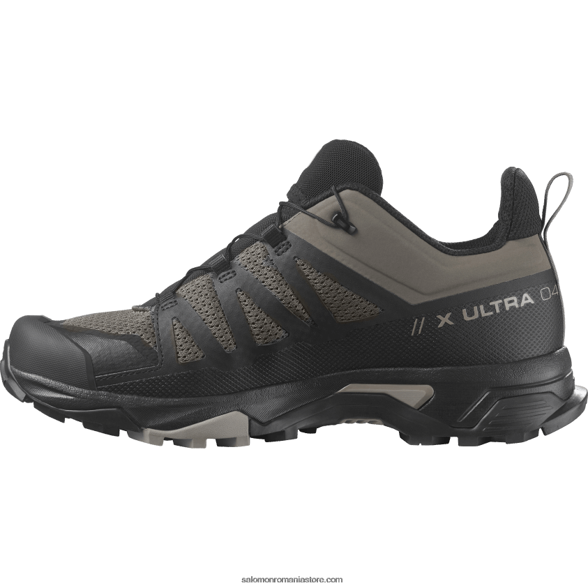 Salomon cordon elastic/negru/vintage kaki pantofi de drumeție pentru bărbați - x ultra 4 6D8X2J27