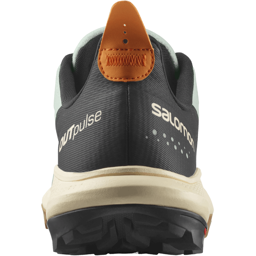 Salomon fier forjat/nisip albit/portocaliu vibrant pantofi de drumeție pentru bărbați - outpulse 6D8X2J29