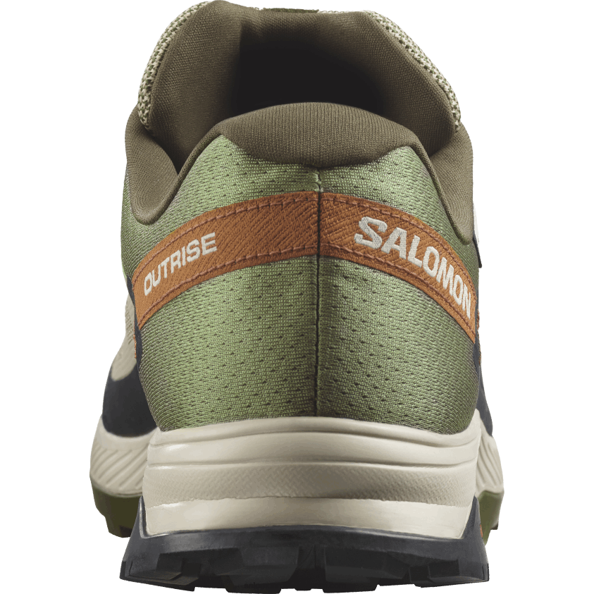 Salomon gri mușchi/noapte măsline/migdale de zahăr pantofi de drumeție pentru bărbați - outrise clima waterproof 6D8X2J54