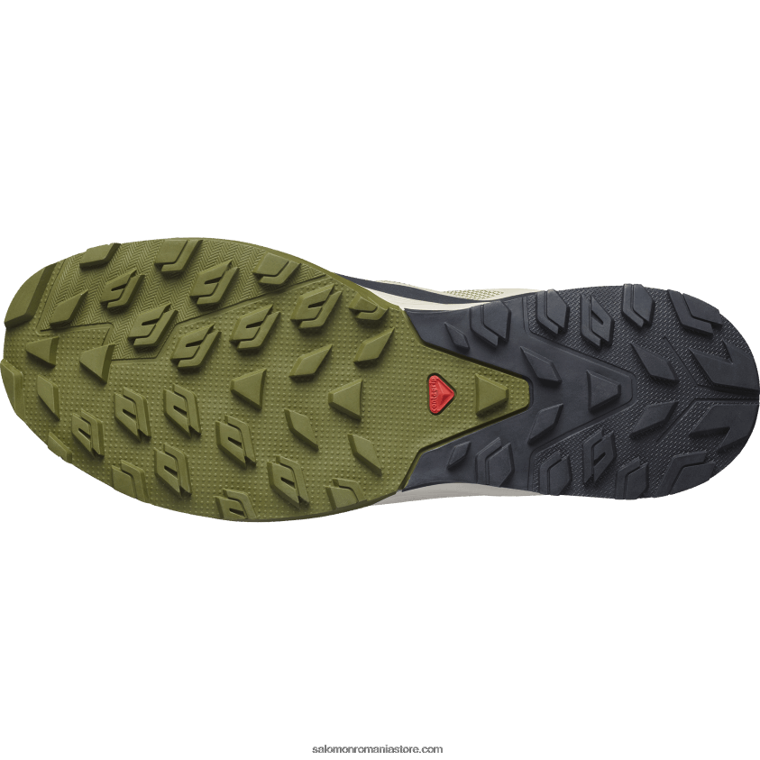 Salomon gri mușchi/noapte măsline/migdale de zahăr pantofi de drumeție pentru bărbați - outrise clima waterproof 6D8X2J54