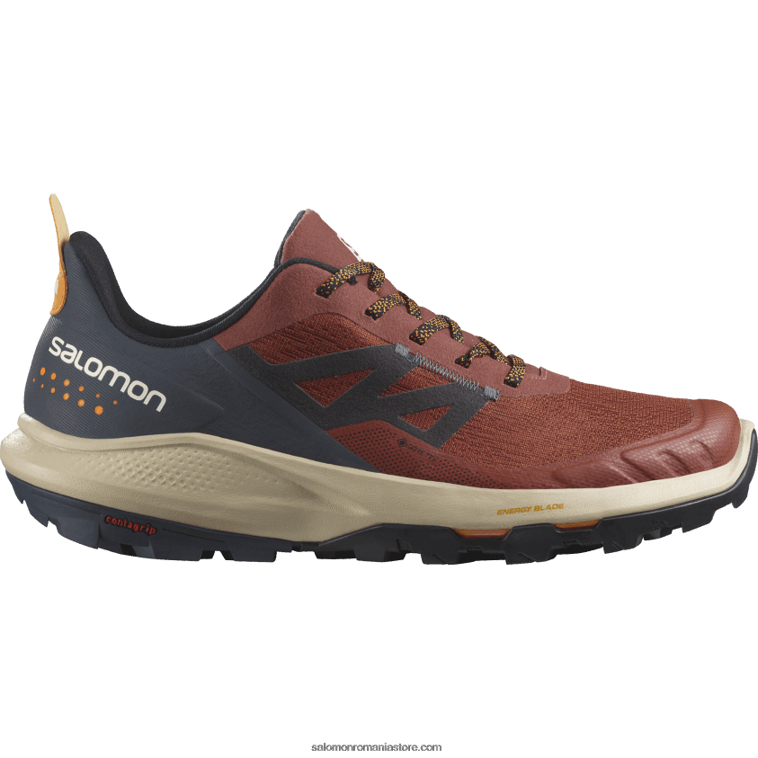 Salomon henna arsă/cerneală/turmeric pantofi de drumeție pentru bărbați - outpulse gore-tex 6D8X2J45