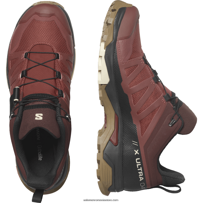 Salomon henna ars/negru/aur plictisitor pantofi de drumeție pentru bărbați - x ultra 4 gore-tex 6D8X2J15
