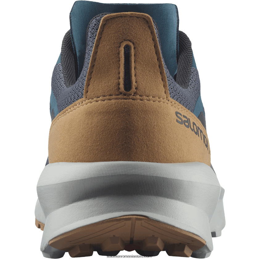 Salomon magnet/albastru perlat/maro tutun pantofi de drumeție pentru bărbați - patrula 6D8X2J46