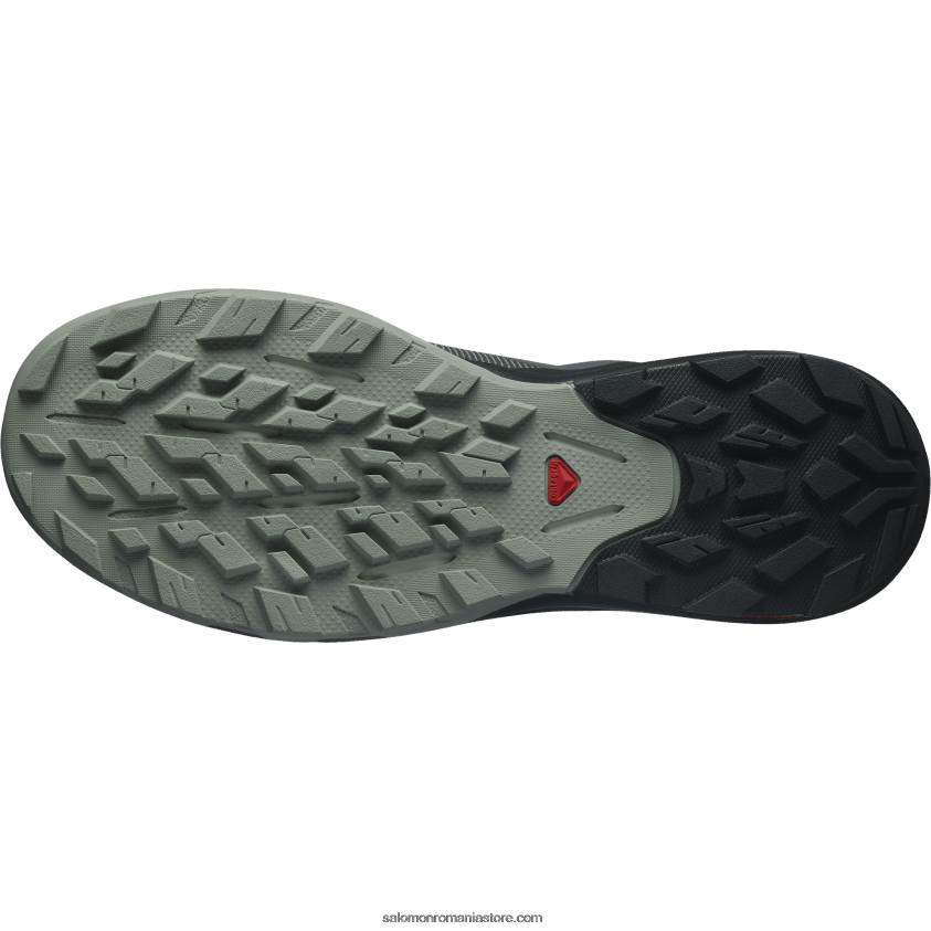 Salomon magnet/negru/fier forjat pantofi de drumeție pentru bărbați - outpulse gore-tex 6D8X2J44