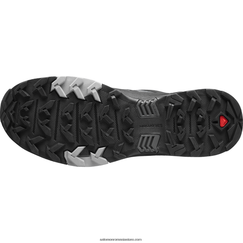 Salomon magnet/negru/monument pantofi de drumeție pentru bărbați - x ultra 4 wide gore-tex 6D8X2J41