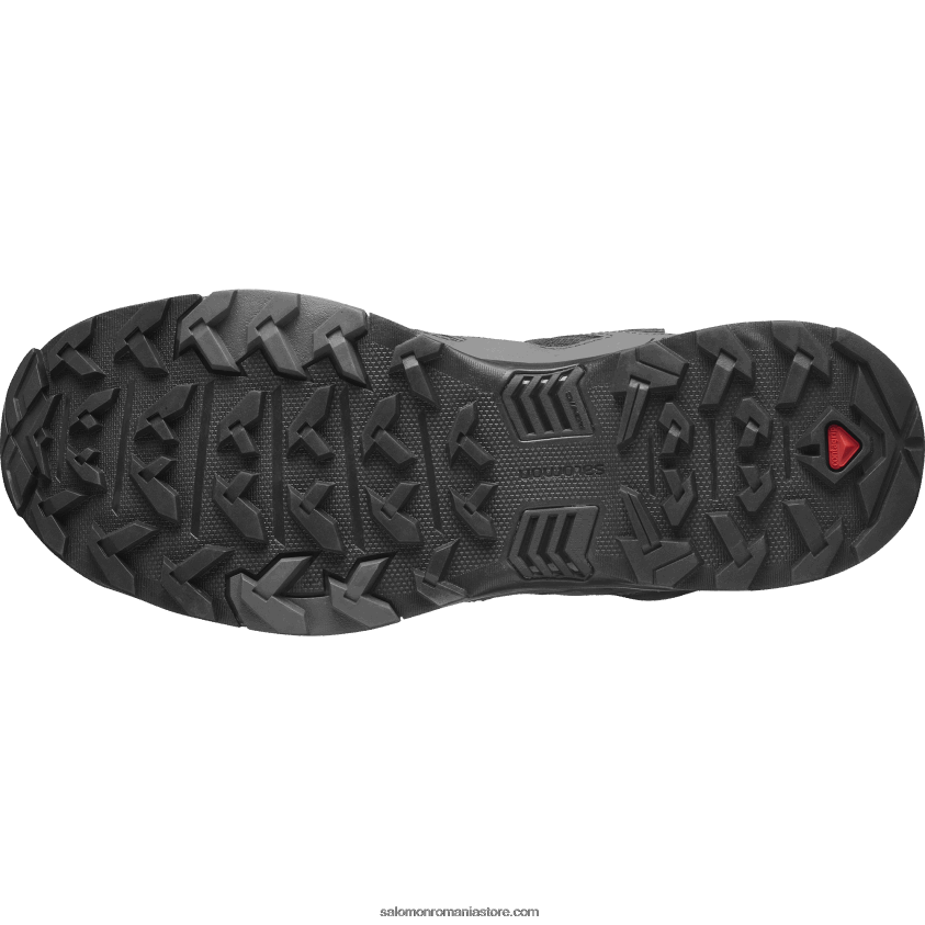 Salomon negru/magnet/albastru sidefat ghete de drumeție pentru bărbați - x ultra 4 mid gore-tex 6D8X2J8