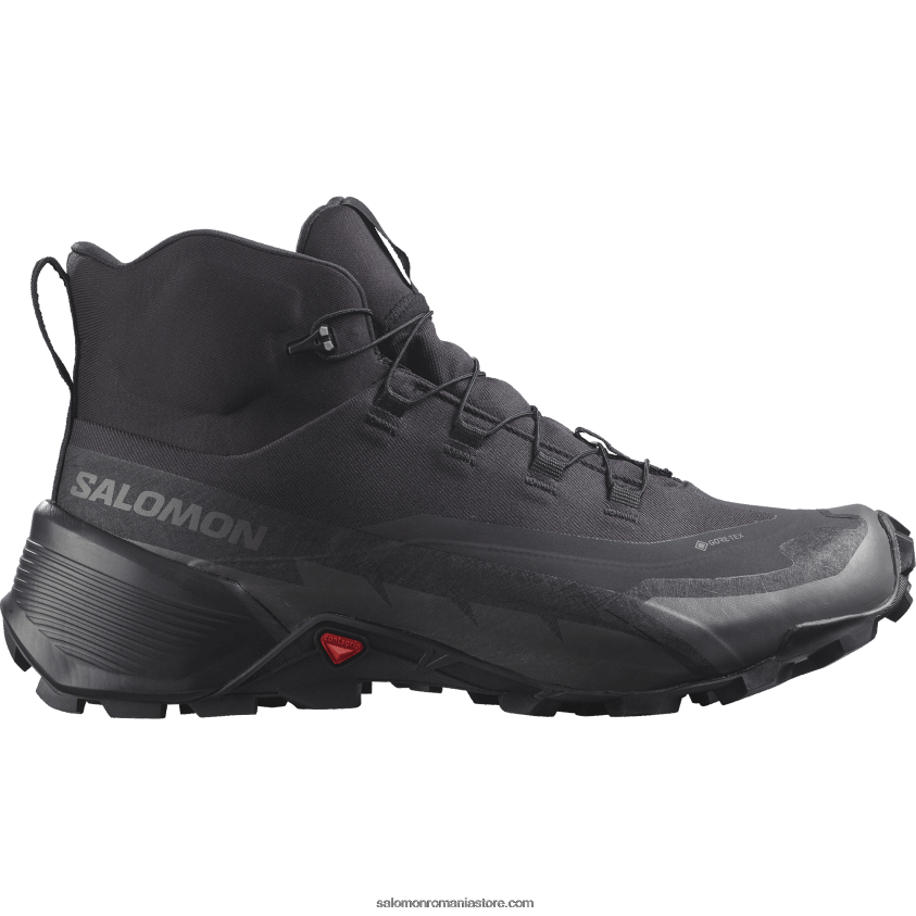 Salomon negru/magnet ghete de drumeție pentru bărbați - cross hike 2 mid gore-tex 6D8X2J36