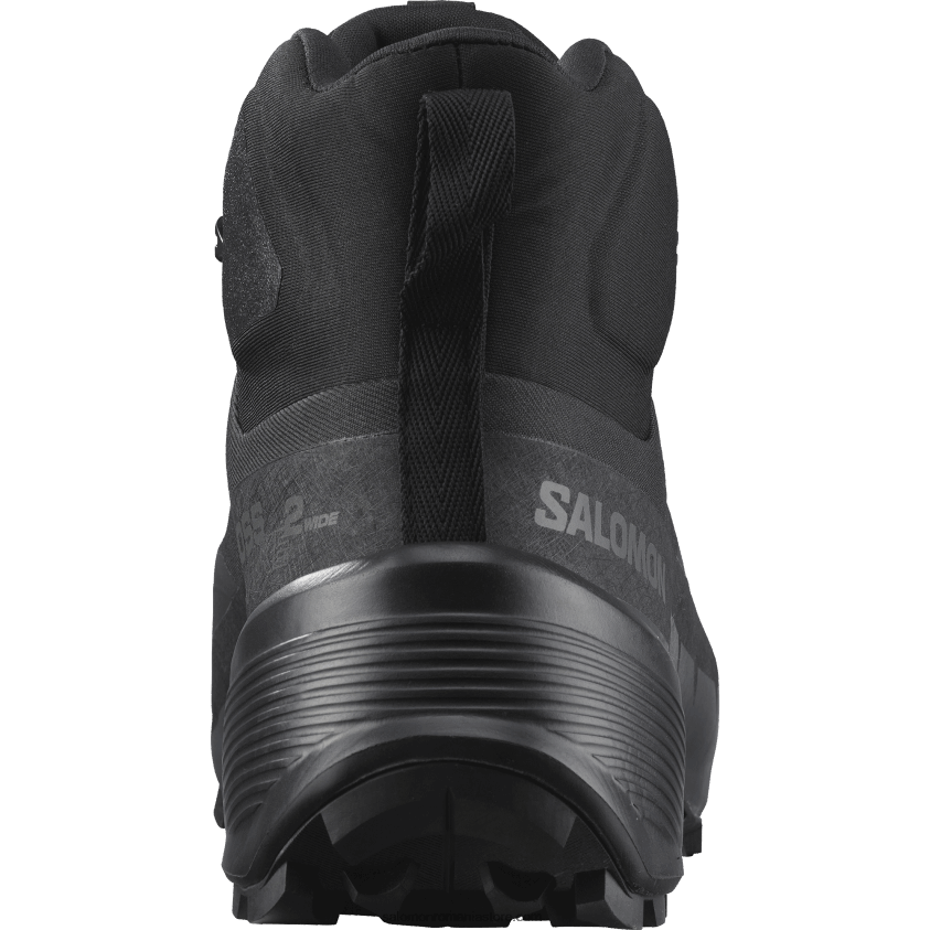 Salomon negru/magnet ghete de drumeție pentru bărbați - cross hike 2 mid gore-tex wide 6D8X2J19