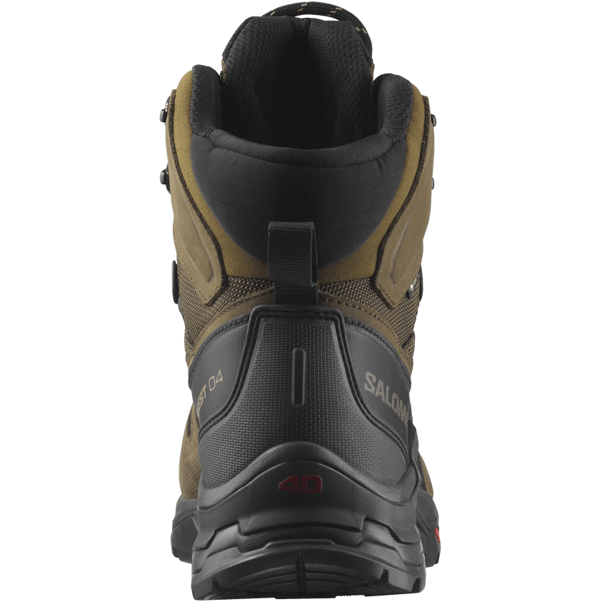 Salomon palmier deșert/negru/varec ghete de drumeție din piele pentru bărbați - quest 4 gore-tex 6D8X2J6