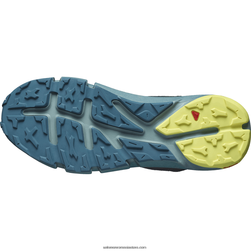 Salomon safir închis/cenuşă albastră/lai însorit cizme de drumeție pentru bărbați - predict hike mid gore-tex 6D8X2J56