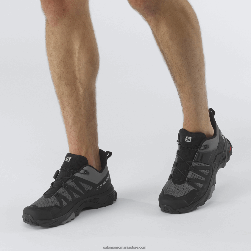 Salomon umbra linistita/negru pantofi de drumeție pentru bărbați - x ultra 4 6D8X2J26