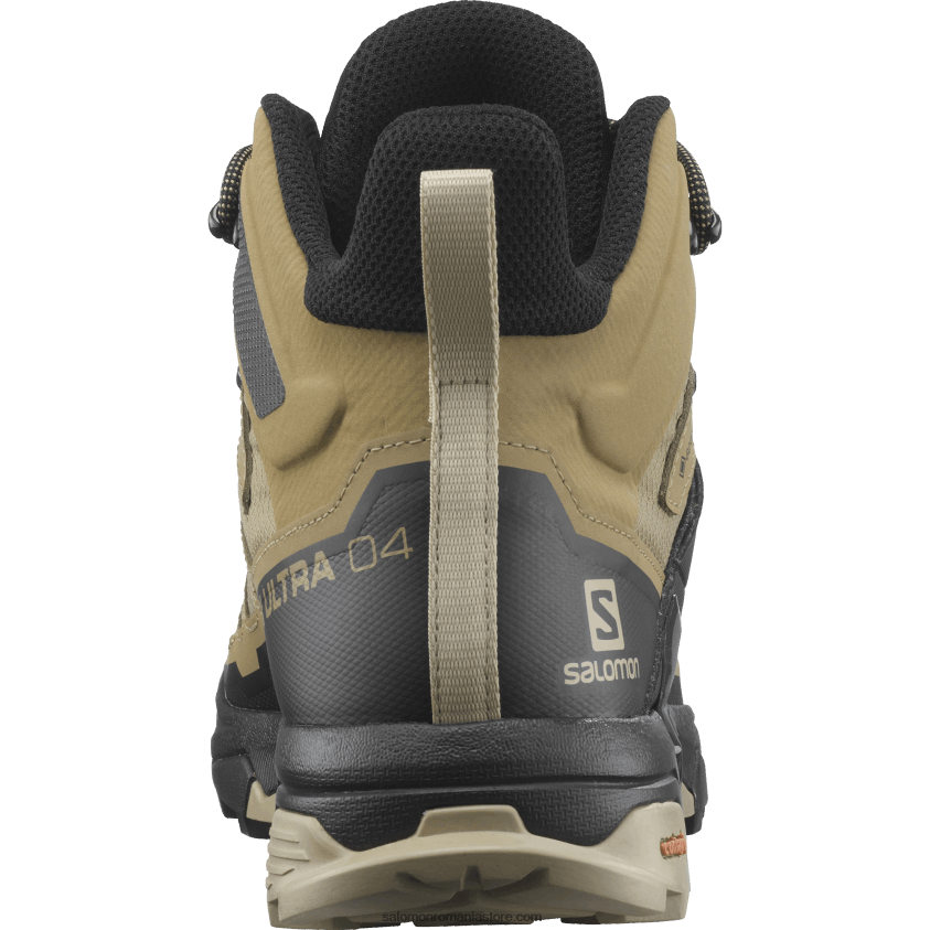 Salomon varec/negru/safari ghete de drumeție pentru bărbați - x ultra 4 mid gore-tex 6D8X2J12