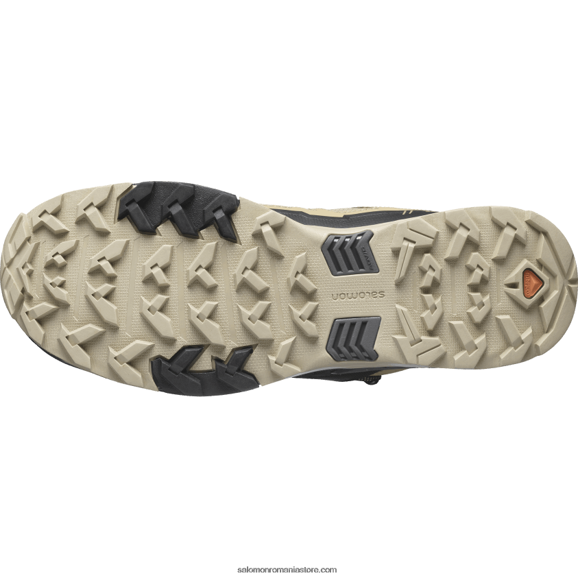 Salomon varec/negru/safari ghete de drumeție pentru bărbați - x ultra 4 mid gore-tex 6D8X2J12