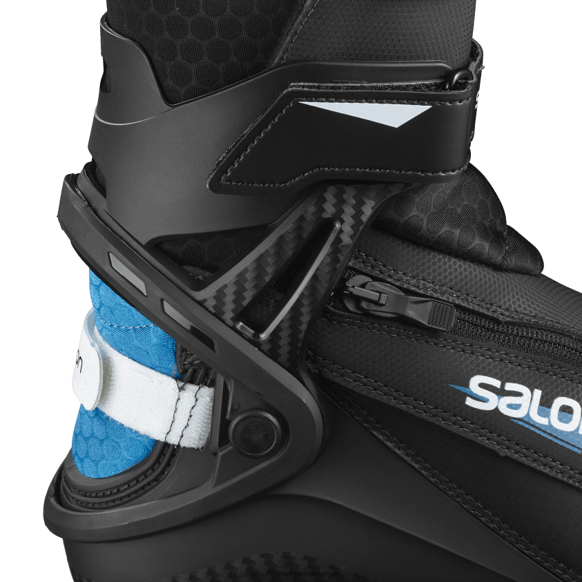 Salomon bleumarin inchis/negru/albastru proces cizme nordice clasice de patinaj pentru bărbați - pilot combi pro 6D8X2J699