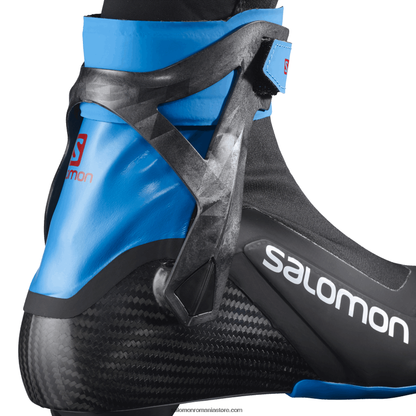 Salomon negru/albastru proces cizme nordice patinaj barbati - s/lab carbon skate el 6D8X2J697
