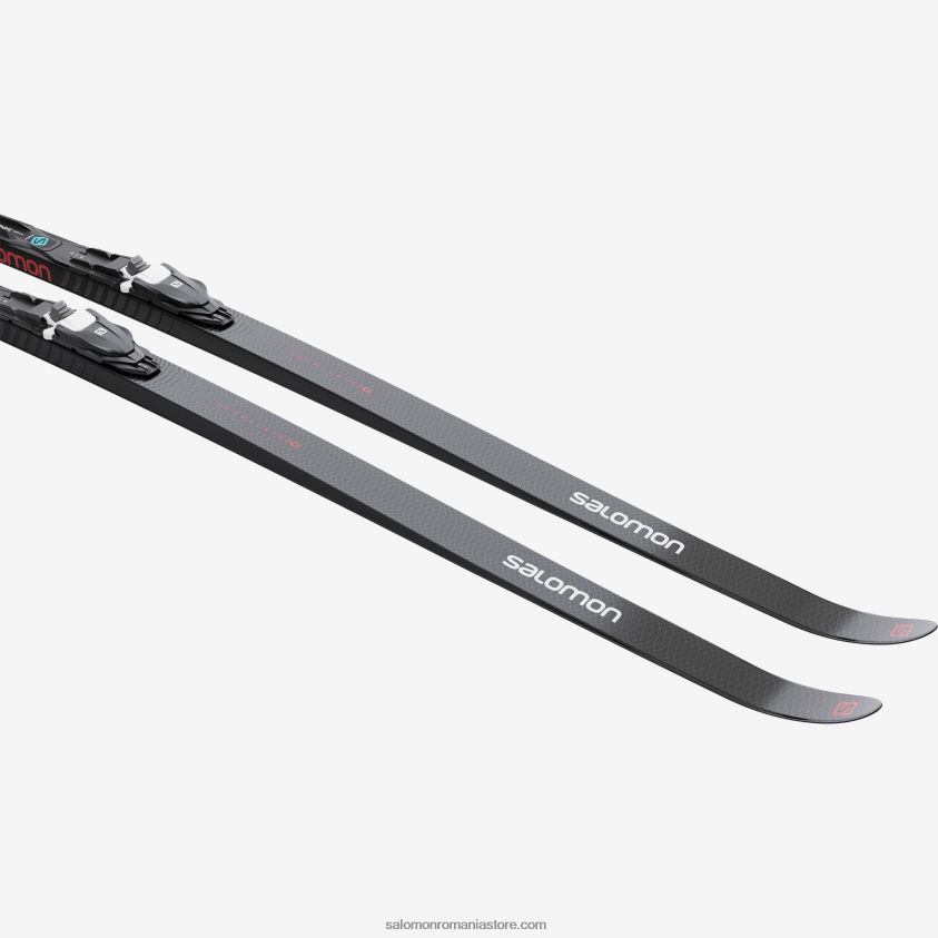 Salomon l41540500+ pachet de schi nordic clasic pentru bărbați - piele snowscape 9 (și prolink shift pro) 6D8X2J678