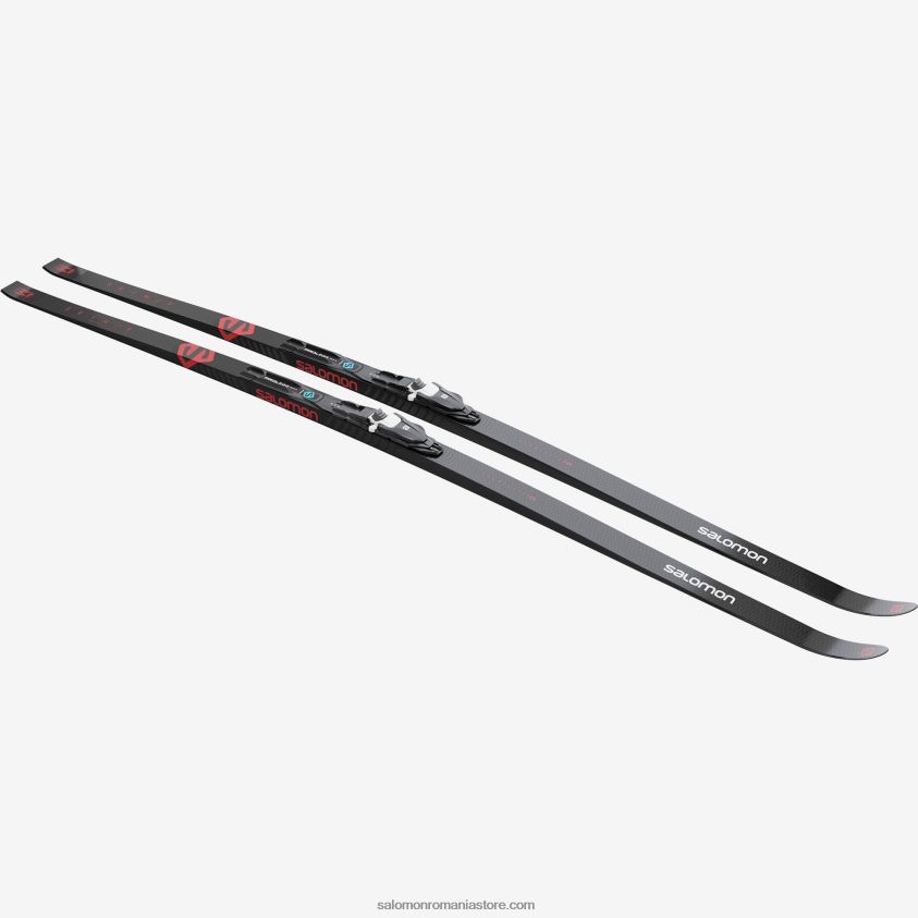 Salomon l41540500+ pachet de schi nordic clasic pentru bărbați - piele snowscape 9 (și prolink shift pro) 6D8X2J678