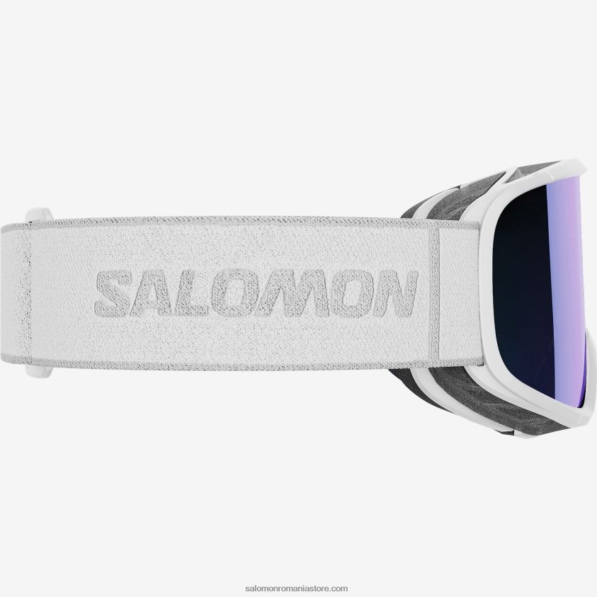 Salomon alb ochelari de protecție pentru bărbați - aksium 2.0 6D8X2J486