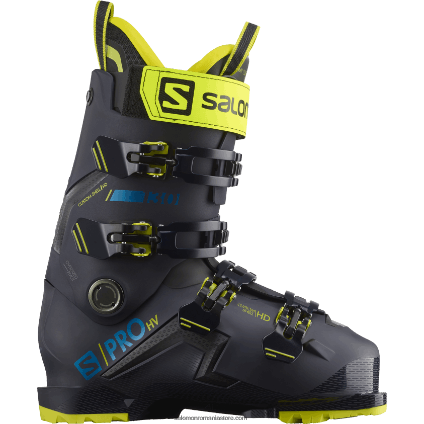 Salomon cer de noapte/verde acid/negru ghete pe pista pentru barbati - s/pro hv 130 6D8X2J1227