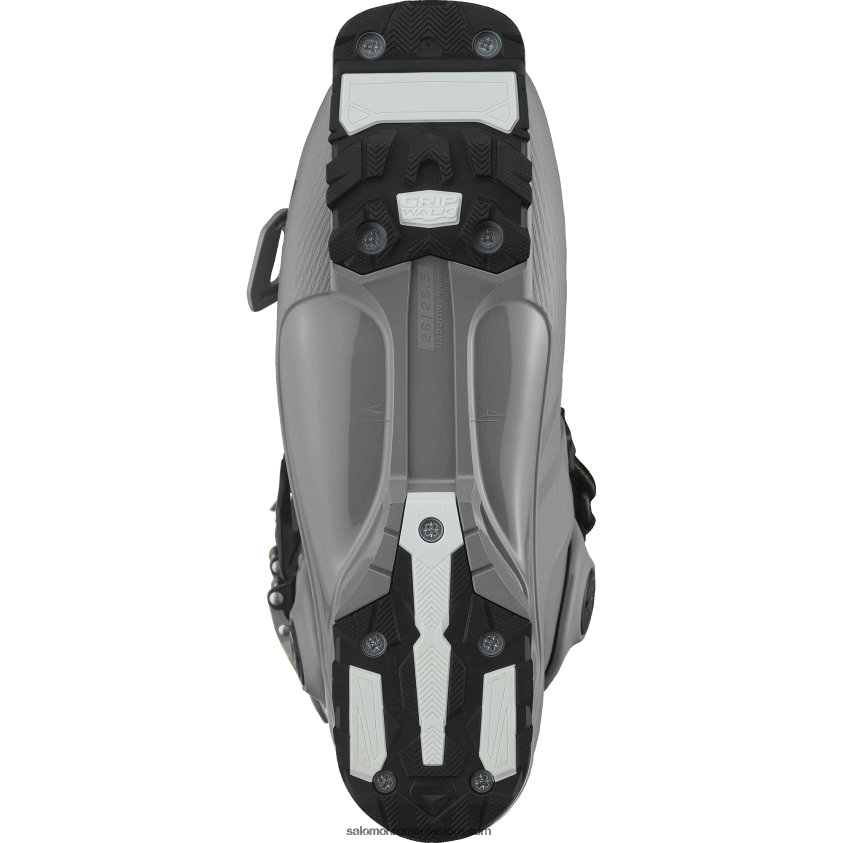 Salomon gri oțel/verde neon pastel 1/negru ghete pe pista pentru barbati - s/pro alpha 120 6D8X2J1230