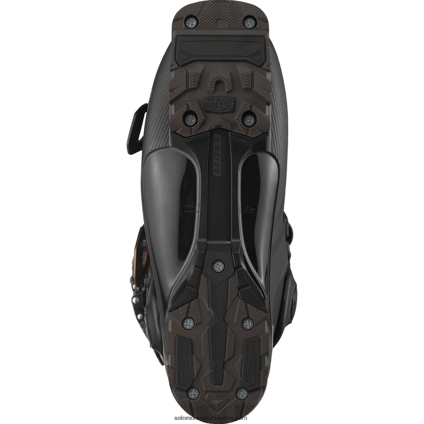 Salomon metal negru/titan ghete pe pista pentru barbati - s/pro alpha 110 6D8X2J1237