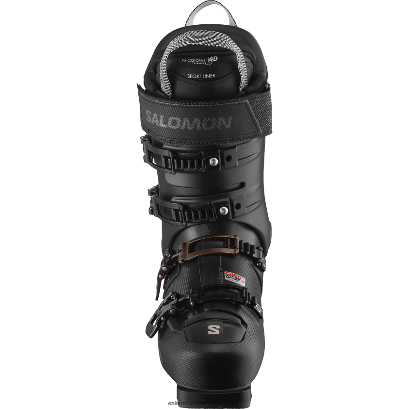 Salomon metal negru/titan ghete pe pista pentru barbati - s/pro alpha 110 6D8X2J1237