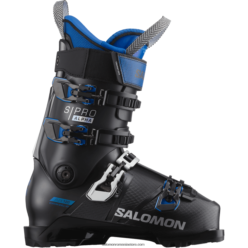 Salomon negru/ albastru de rasă ghete pe pista barbati - s/pro alpha 120 el 6D8X2J1220