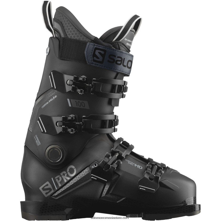 Salomon negru/belluga/argintiu închis metalizat05 ghete pe pista pentru barbati - s/pro mv 100 6D8X2J1234